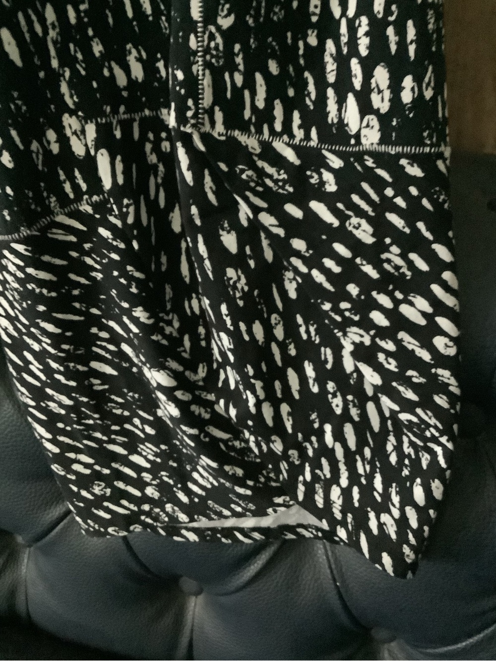 LIV by Habitat Pants Wide Ballon Leg Stretch Medium Black White - Picture 3 of 10